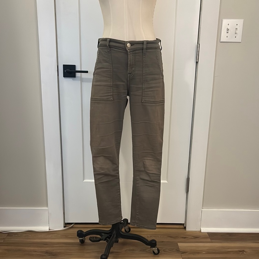 🔴 SOLD 🔴 7 for all Mankind Olive Green Cargo Pants